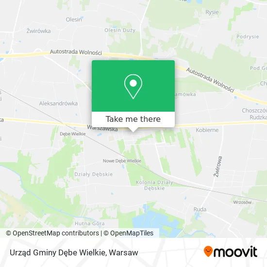 Urząd Gminy Dębe Wielkie map