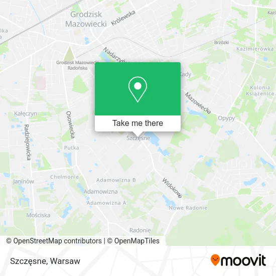 Szczęsne map