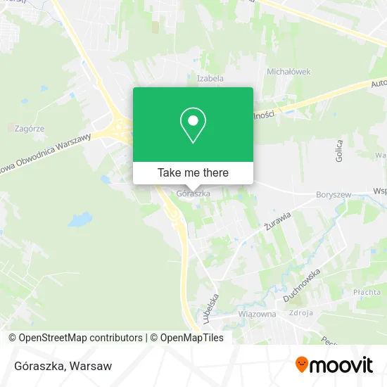 Góraszka map