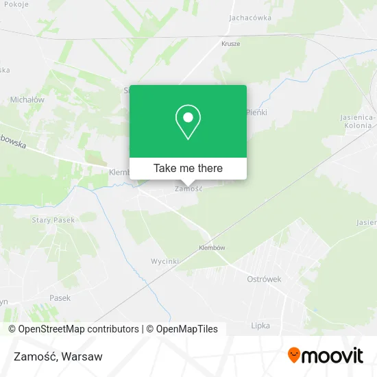 Zamość map
