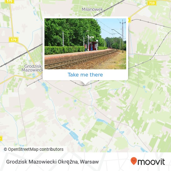 Grodzisk Mazowiecki Okrężna map