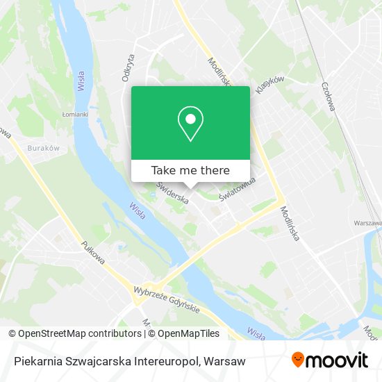 Piekarnia Szwajcarska Intereuropol map