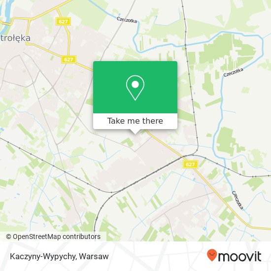 Kaczyny-Wypychy map