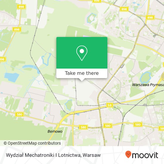 Wydział Mechatroniki I Lotnictwa map