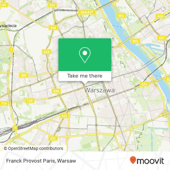 Franck Provost Paris map