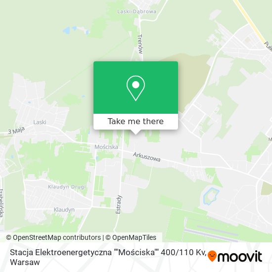 Stacja Elektroenergetyczna ""Mościska"" 400 / 110 Kv map