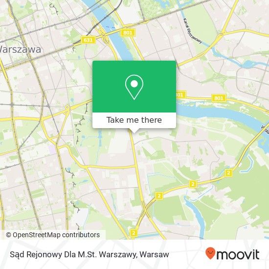 Sąd Rejonowy Dla M.St. Warszawy map