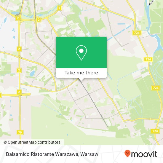 Balsamico Ristorante Warszawa map