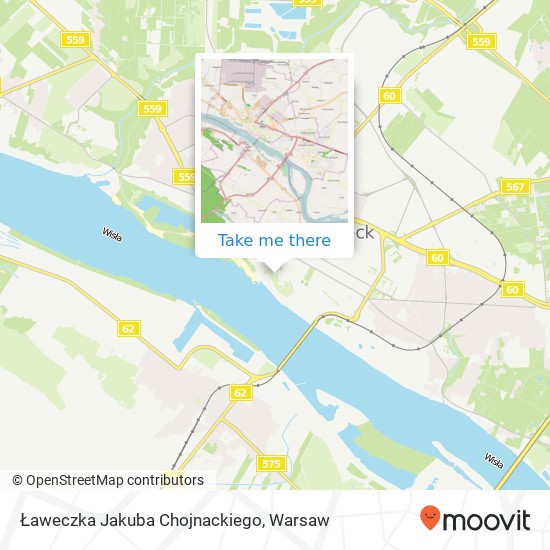 Ławeczka Jakuba Chojnackiego map