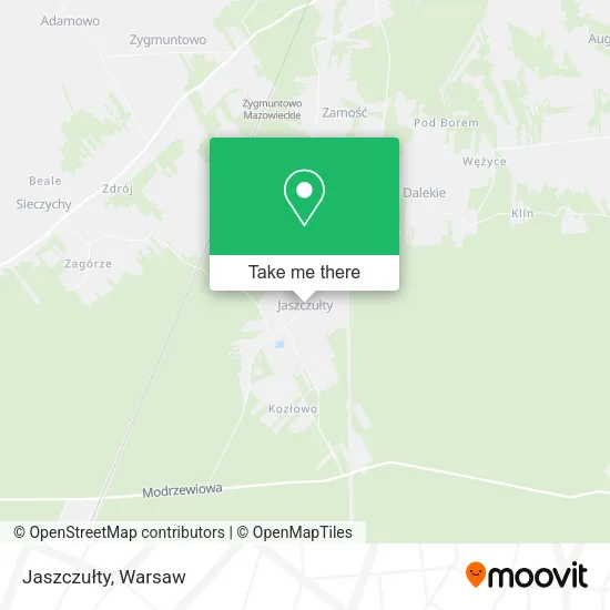 Карта Jaszczułty