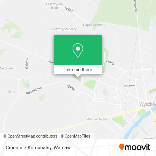 Карта Cmentarz Komunalny