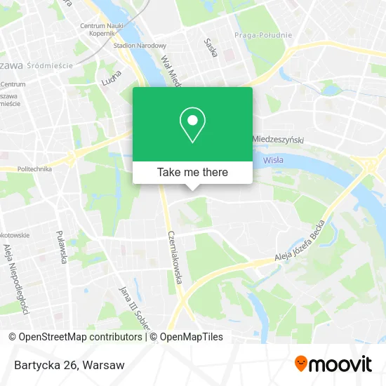 Bartycka 26 map