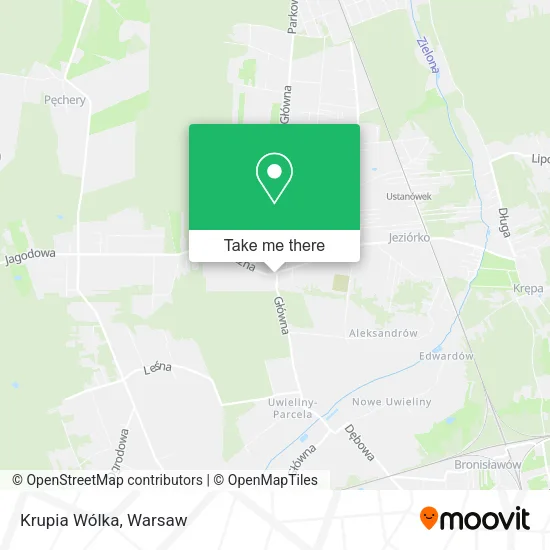 Krupia Wólka map