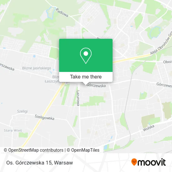 Os. Górczewska 15 map