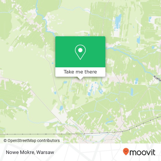 Nowe Mokre map