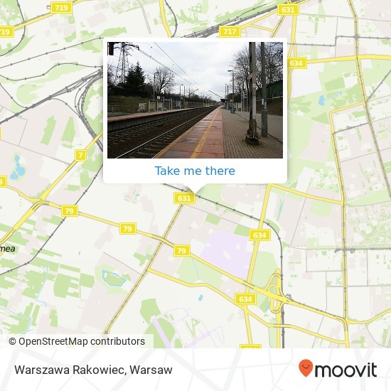 Карта Warszawa Rakowiec