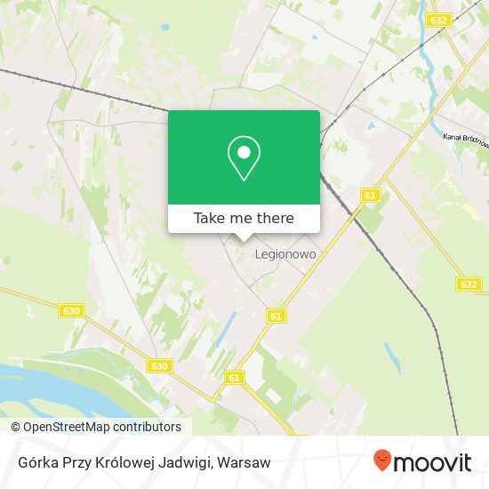 Górka Przy Królowej Jadwigi map