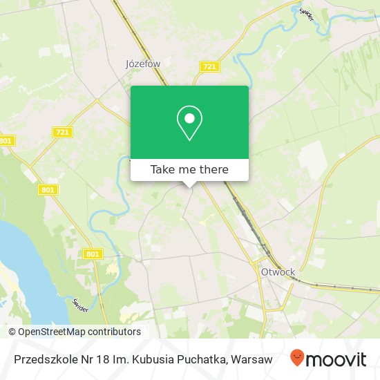 Карта Przedszkole Nr 18 Im. Kubusia Puchatka