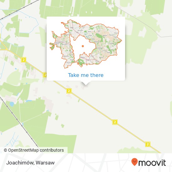 Joachimów map