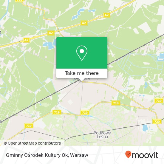 Gminny Ośrodek Kultury Ok map