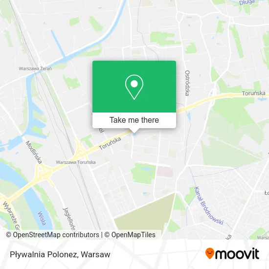 Pływalnia Polonez map