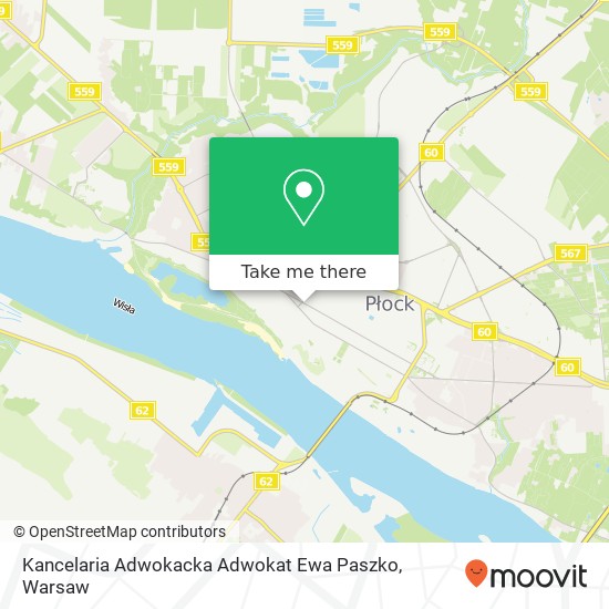 Kancelaria Adwokacka Adwokat Ewa Paszko map