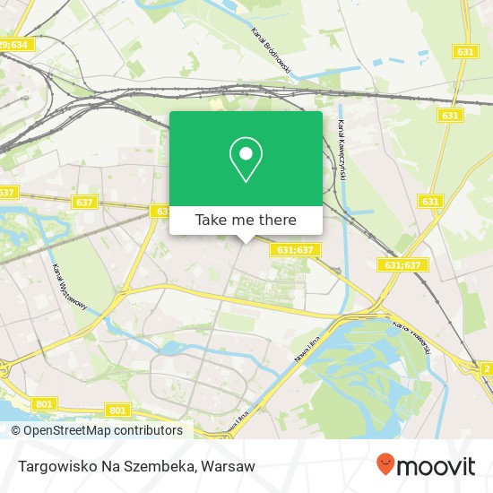 Targowisko Na Szembeka map