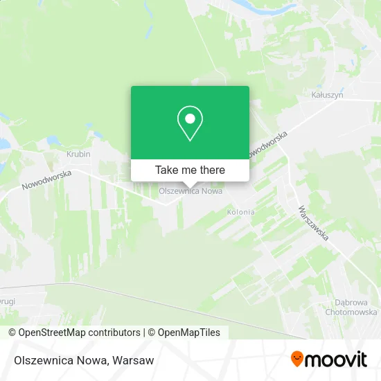Карта Olszewnica Nowa