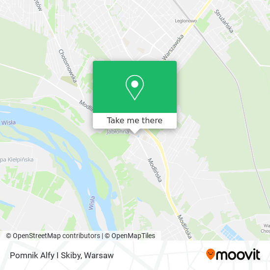 Pomnik Alfy I Skiby map