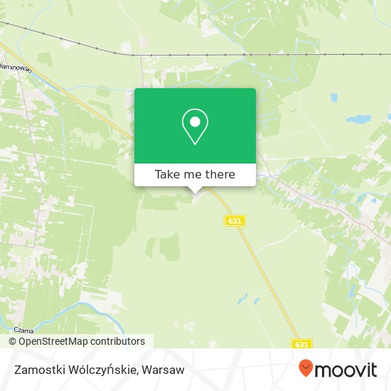 Zamostki Wólczyńskie map