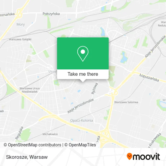 Skorosze map