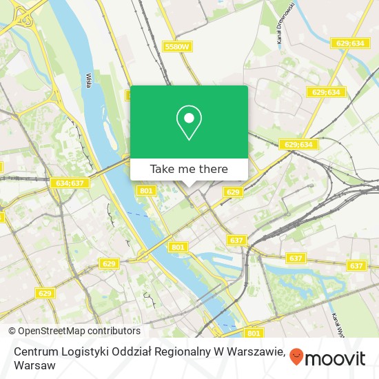 Centrum Logistyki Oddział Regionalny W Warszawie map