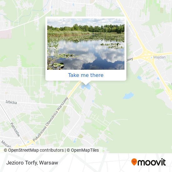 Jezioro Torfy map