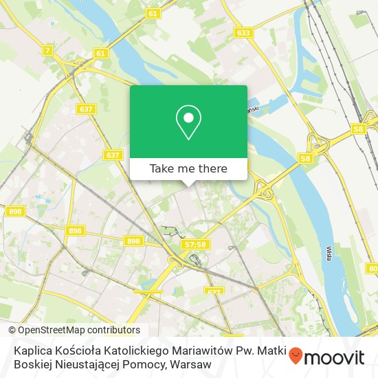 Kaplica Kościoła Katolickiego Mariawitów Pw. Matki Boskiej Nieustającej Pomocy map