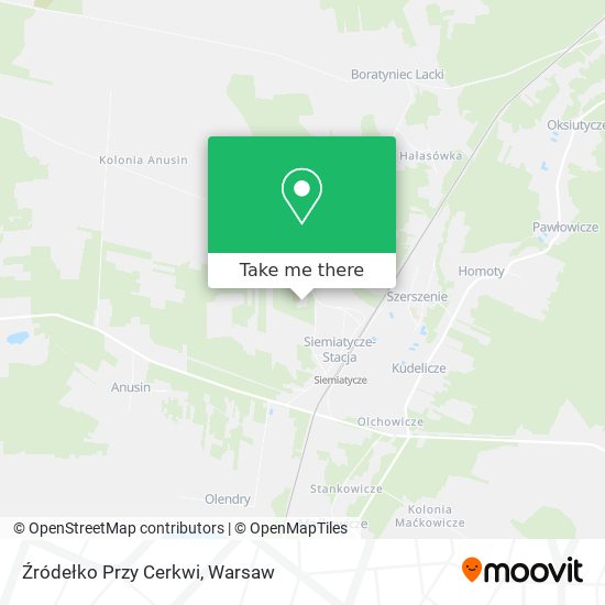 Źródełko Przy Cerkwi map