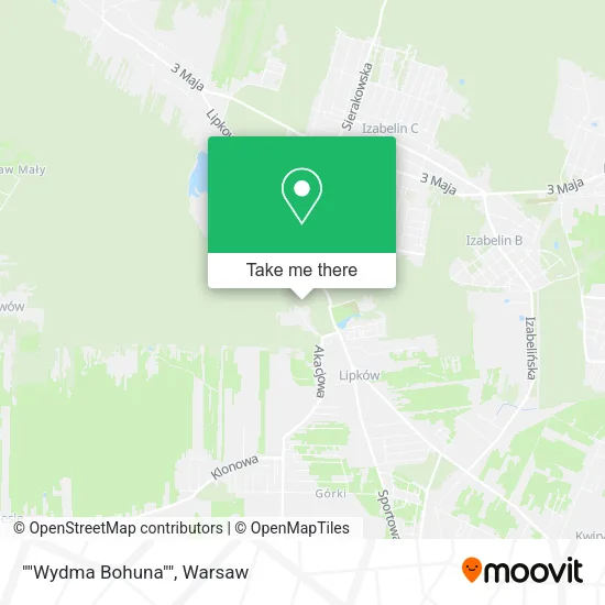 Карта ""Wydma Bohuna""