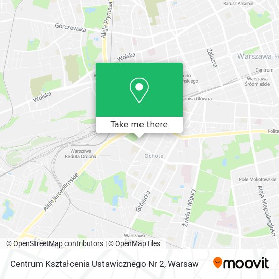 Карта Centrum Kształcenia Ustawicznego Nr 2