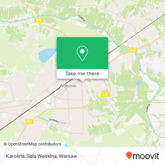 Karolina, Sala Weselna map