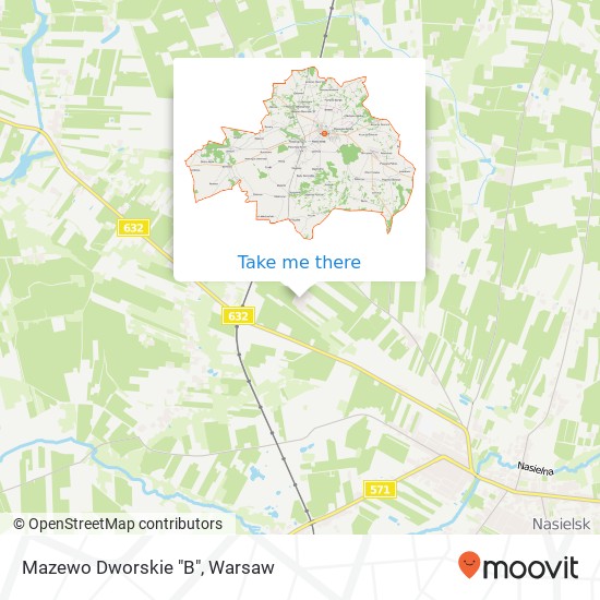 Mazewo Dworskie "B" map