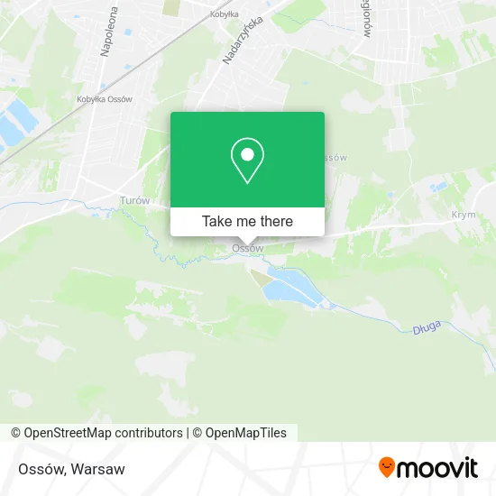 Ossów map