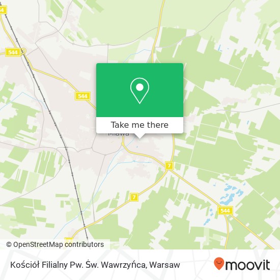 Kościół Filialny Pw. Św. Wawrzyńca map