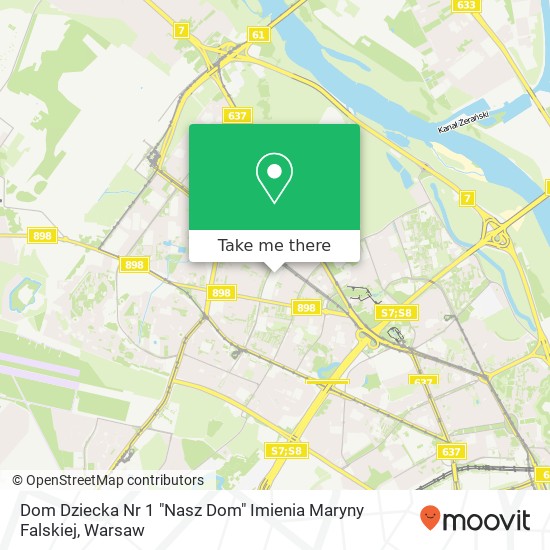 Dom Dziecka Nr 1 "Nasz Dom" Imienia Maryny Falskiej map