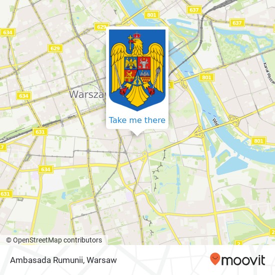 Ambasada Rumunii map