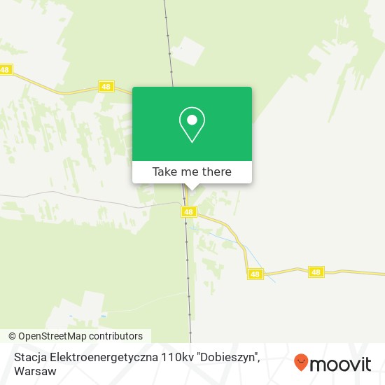 Stacja Elektroenergetyczna 110kv "Dobieszyn" map