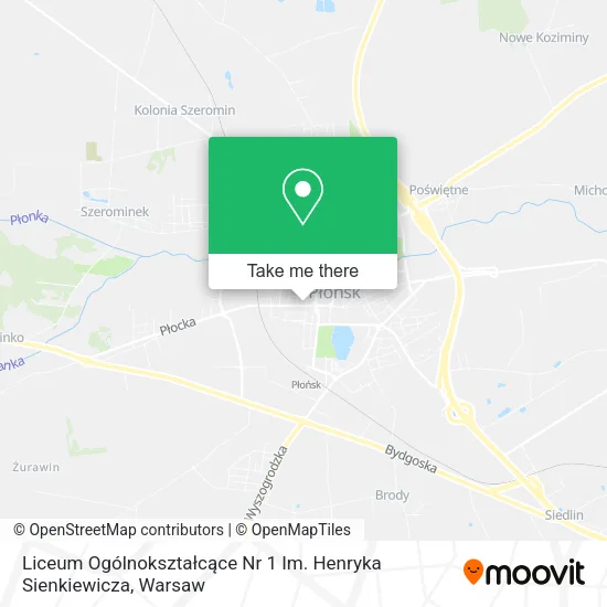 Liceum Ogólnokształcące Nr 1 Im. Henryka Sienkiewicza map