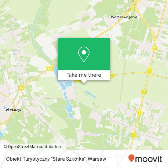 Obiekt Turystyczny "Stara Szkółka" map