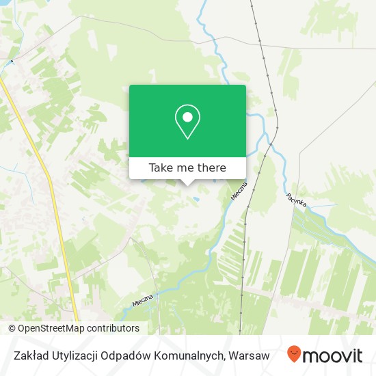 Zakład Utylizacji Odpadów Komunalnych map