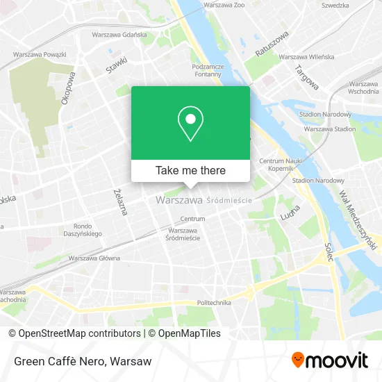 Green Caffè Nero map