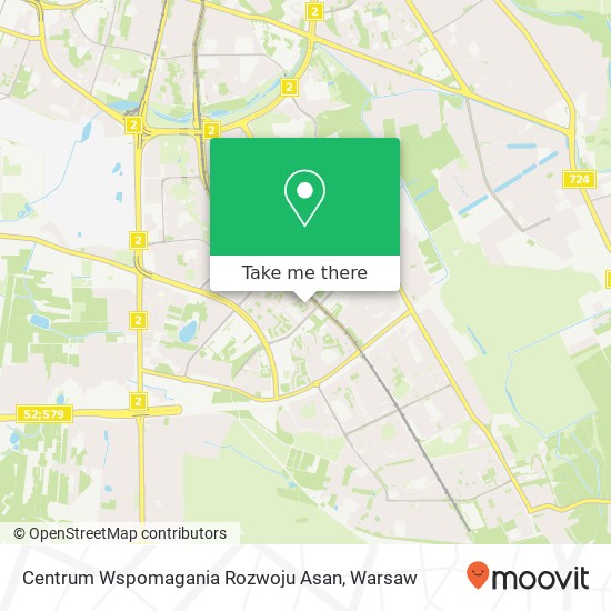 Centrum Wspomagania Rozwoju Asan map