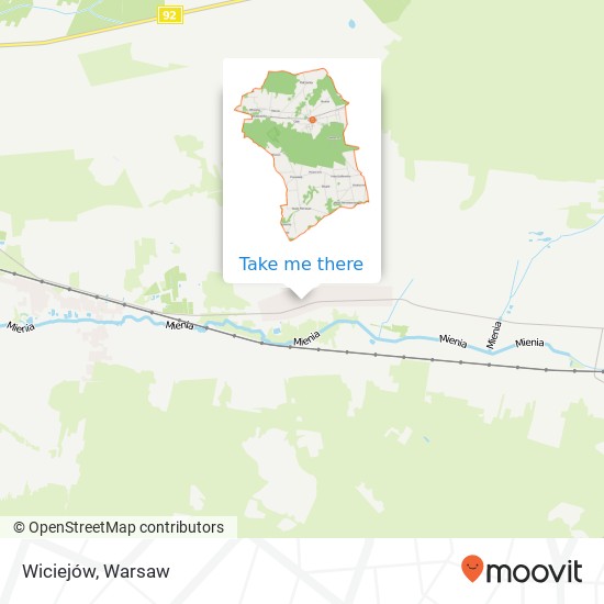 Wiciejów map